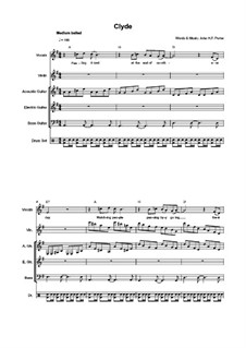 Clyde, Op.35: Version for quintet by JHFP