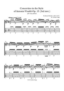Küchler op 15 concertino shop in the style of vivaldi