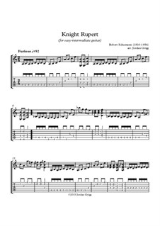 No.12 Knecht Ruprech (Saint Nicholas): For easy-intermediate guitar by Robert Schumann