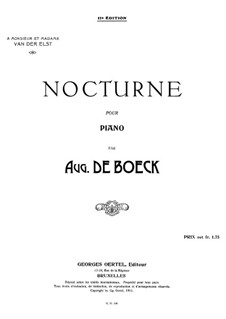 Nocturne: For piano by August de Boeck