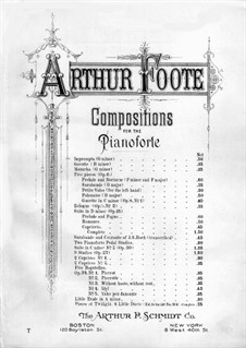Gavotte and Eclogue, Op.8: No.2 Eclogue by Arthur Foote