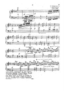Cadenzas to Movements of Concerto No.3 for Piano by Beethoven: To movement II by Ignaz Moscheles