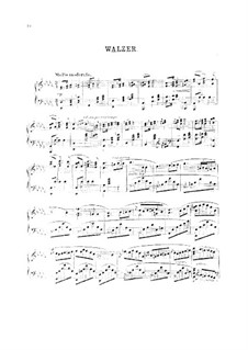 Six Pieces for Piano, Op.15: No.5 Waltz by Moritz Moszkowski