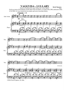 Lullaby, Op.3: Lullaby, Op.3 by David Tigranov
