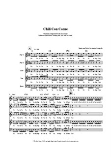 Chili Con Carne: For mixed choir by Anders Edenroth