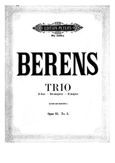 No.3 in D Major: Full score by Johann Hermann Berens