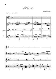 Little Angel: For two any instruments and two guitars by Sergej Kolgan