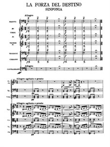 La forza del destino: Full score by Giuseppe Verdi