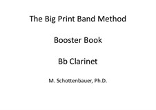 Booster Book: Clarinet in Bb by Michele Schottenbauer