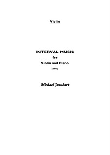 Interval Music: Violin part by Michael Graubart