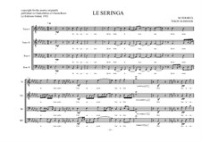 Le Seringa, Choir work for male choir No.5 Based on a poem of Robert Desnos, MVWV 283: Le Seringa, Choir work for male choir No.5 Based on a poem of Robert Desnos by Maurice Verheul