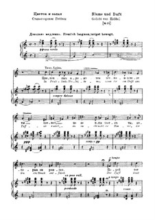 Blume und Duft, S.324: Klavierauszug mit Singstimmen by Franz Liszt