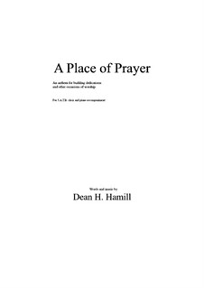 A Place of Prayer: A Place of Prayer by Dean Hamill