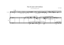 Duo No.19 for Trombone and Piano, MVWV 530: Duo No.19 for Trombone and Piano by Maurice Verheul