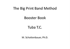 Booster Book: Tuba (3-Valve) Treble Clef (T.C.) by Michele Schottenbauer