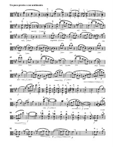 Sonata for Violin and Piano No.3 in D Minor, Op.108: Movement III. Version for viola – solo part by Johannes Brahms