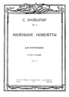 Twenty-Six Short Pieces for Piano, Op.8: No.13-14 by Samuil Moiseevich Maykapar