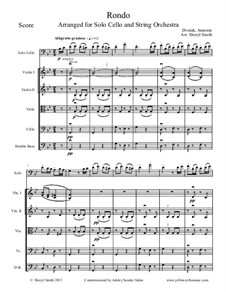 Rondo in G Minor, B.181 Op.94: Version for solo cello and string orchestra by Antonín Dvořák