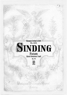 Fatum, Op.94: Fatum by Christian Sinding