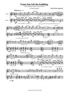 The Poem is the Song: Venus has left the building, flute and guitar by David W Solomons