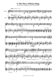 The Poem is the Song: The Story of Henry King, for clarinet and guitar by David W Solomons