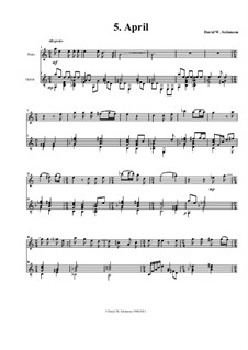 Times of change: April, for flute and guitar by David W Solomons