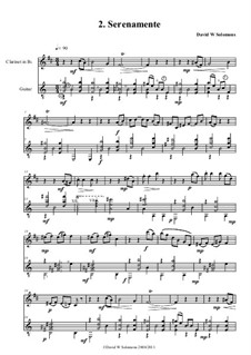 Times of change: Serenamente, for clarinet and guitar by David W Solomons