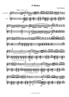 Times of change: Danza, for clarinet and guitar by David W Solomons