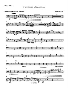 Passione Amorosa: Version for double bass sextet – part VI by Giovanni Bottesini