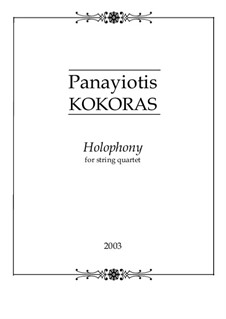 Holophony: Holophony by Panayiotis Kokoras