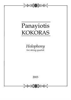 Holophony: Holophony by Panayiotis Kokoras