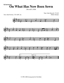 On What Has Now Been Sown: Instrument parts by John Darwall
