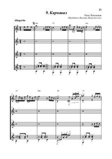 Carnival, Op.5: For four guitars by Oleg Kopenkov