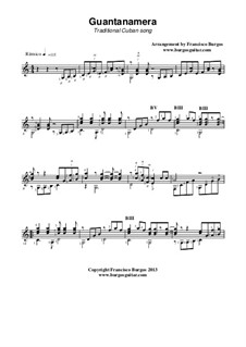 Guantanamera sheet music free download Guantanamera sheet music free download