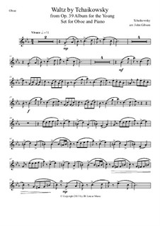 No.8 Waltz: For oboe and piano by Pyotr Tchaikovsky
