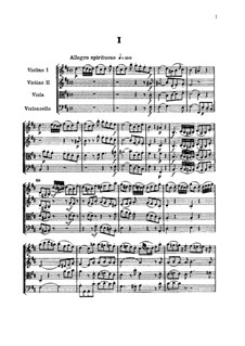 String Quartet No.49 in B Minor, Hob.III/68 Op.64 No.2: Full score by Joseph Haydn