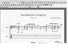 Introduction and Caprice, Op.23: For guitar by Giulio Regondi