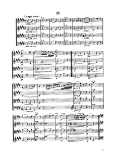 String Quartet No.59 in G Minor 'Rider', Hob.III/74 Op.74 No.3: Movements II-III by Joseph Haydn
