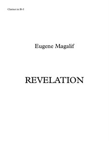 Revelation: For two violas and chamber orchestra – clarinet I part by Eugene Magalif