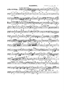 Septet in A Major, Op.132: Bassoon part by Friedrich Kalkbrenner