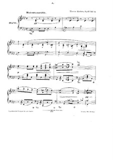 Zehn Federzeichnungen, Op.47: No.7-10 by Theodor Kirchner