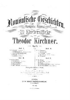 Romantic Poems, Op.73: Books I-II by Theodor Kirchner