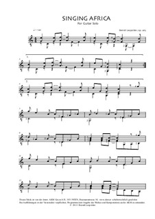 Singing Africa, Op.265: Singing Africa by Berndt Leopolder
