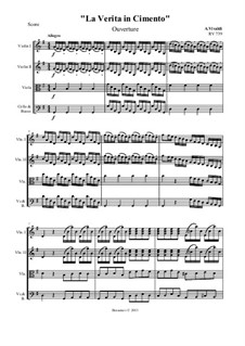 La Verità in Cimento, RV 739: Overture by Antonio Vivaldi