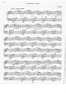 No.14 Kleine Studie (Little Etude): For piano by Robert Schumann