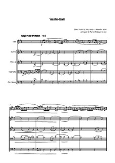 Vocalise-étude: For oboe, two violins, cello and double bass by Gabriel Fauré
