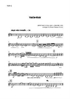 Vocalise-étude: For oboe, two violins, cello and double bass – violin II part by Gabriel Fauré