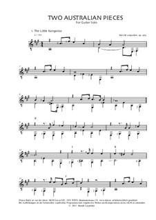 Two Australian Pieces, Op.269: Two Australian Pieces by Berndt Leopolder