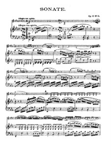 Three Sonatas for Violin and Piano, Op.12: Sonata No.3 by Ludwig van Beethoven