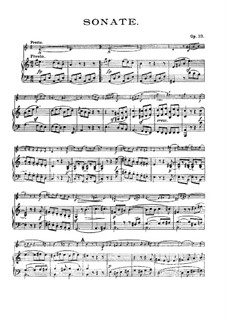 Sonata for Violin and Piano No.4, Op.23: Score by Ludwig van Beethoven